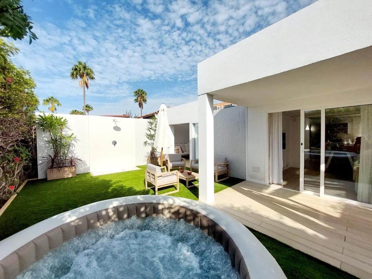 Bungalow De Diseno Hidromasajes Terraza Y Piscina. San Bartolomé Exteriör bild