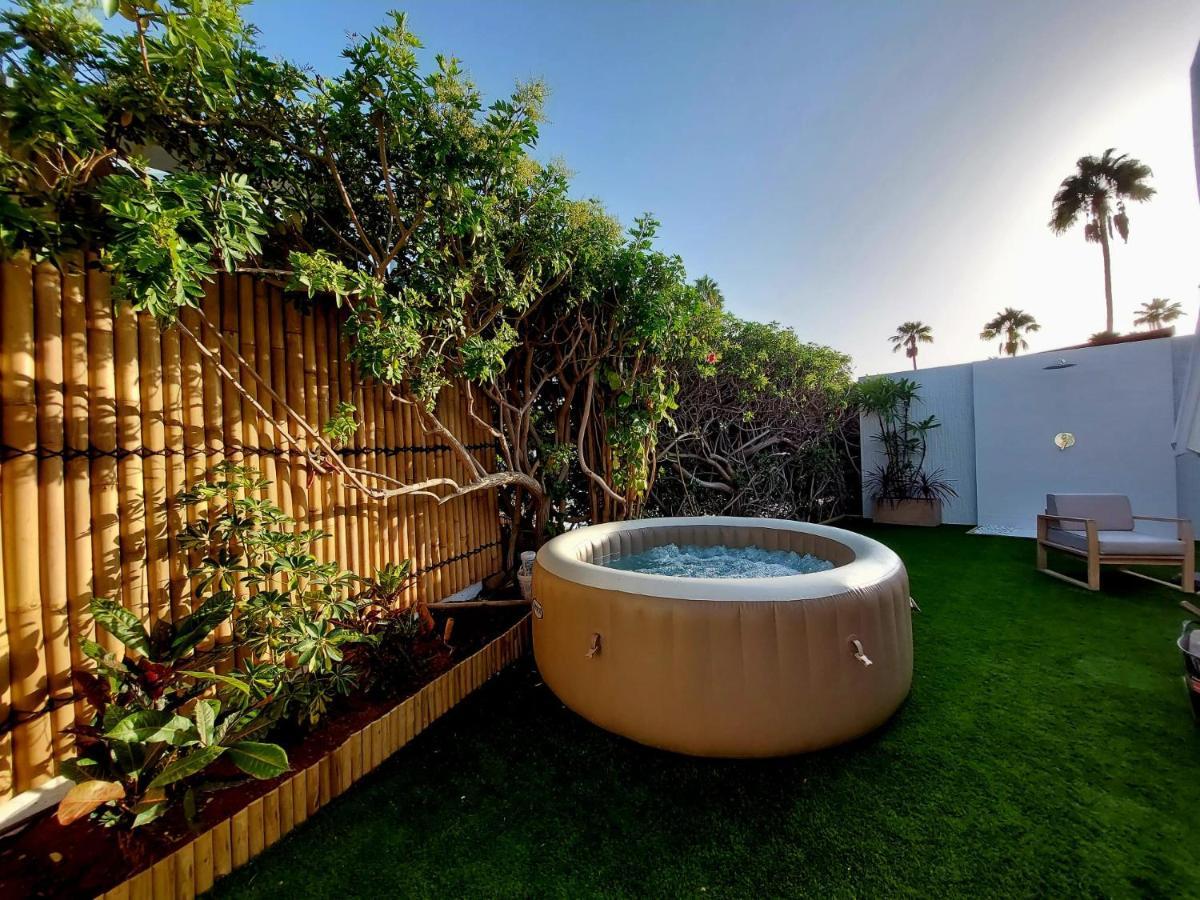 Bungalow De Diseno Hidromasajes Terraza Y Piscina. San Bartolomé Exteriör bild