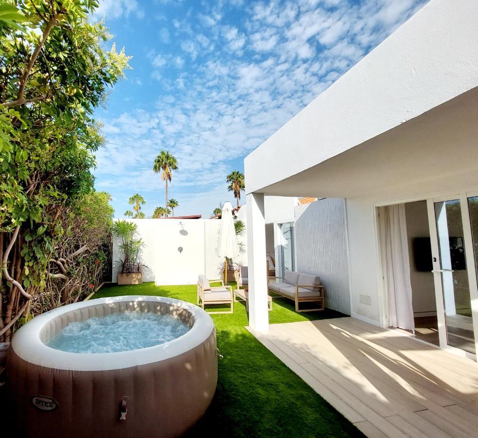 Bungalow De Diseno Hidromasajes Terraza Y Piscina. San Bartolomé Exteriör bild